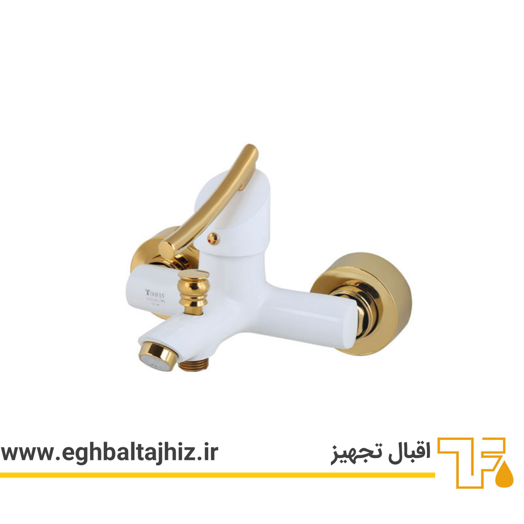 Negar_1691939523132 شیر حمام طوفان فلز مدل مرجان - تصویر 1