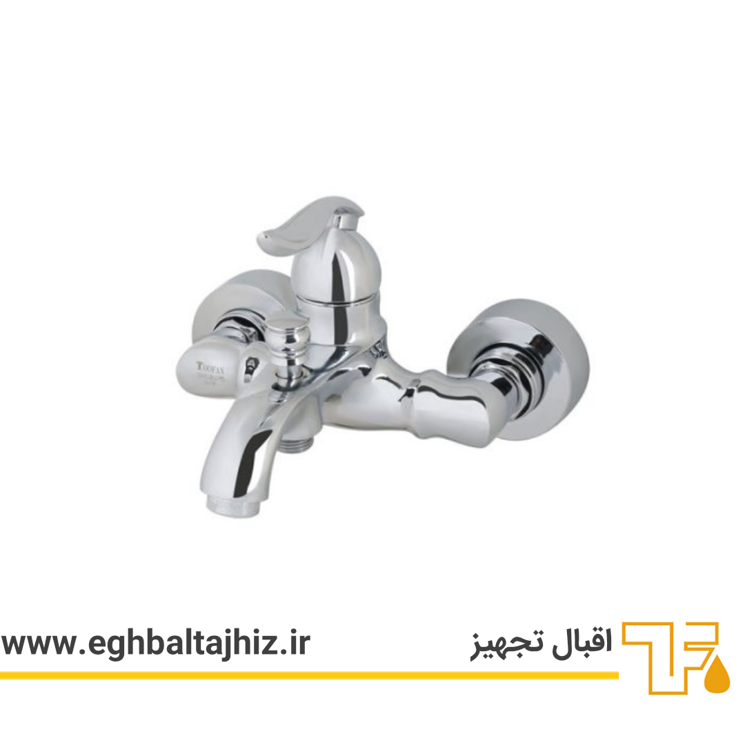 Negar_1690820526307 شیر حمام طوفان فلز طرح بارسا - تصویر 1