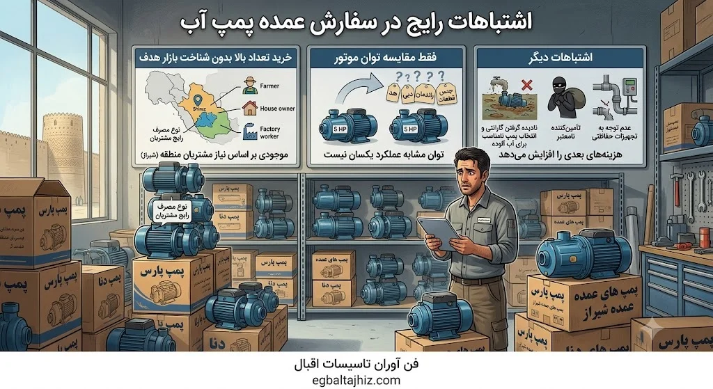 مرکز پخش عمده الکتروپمپ در شیراز